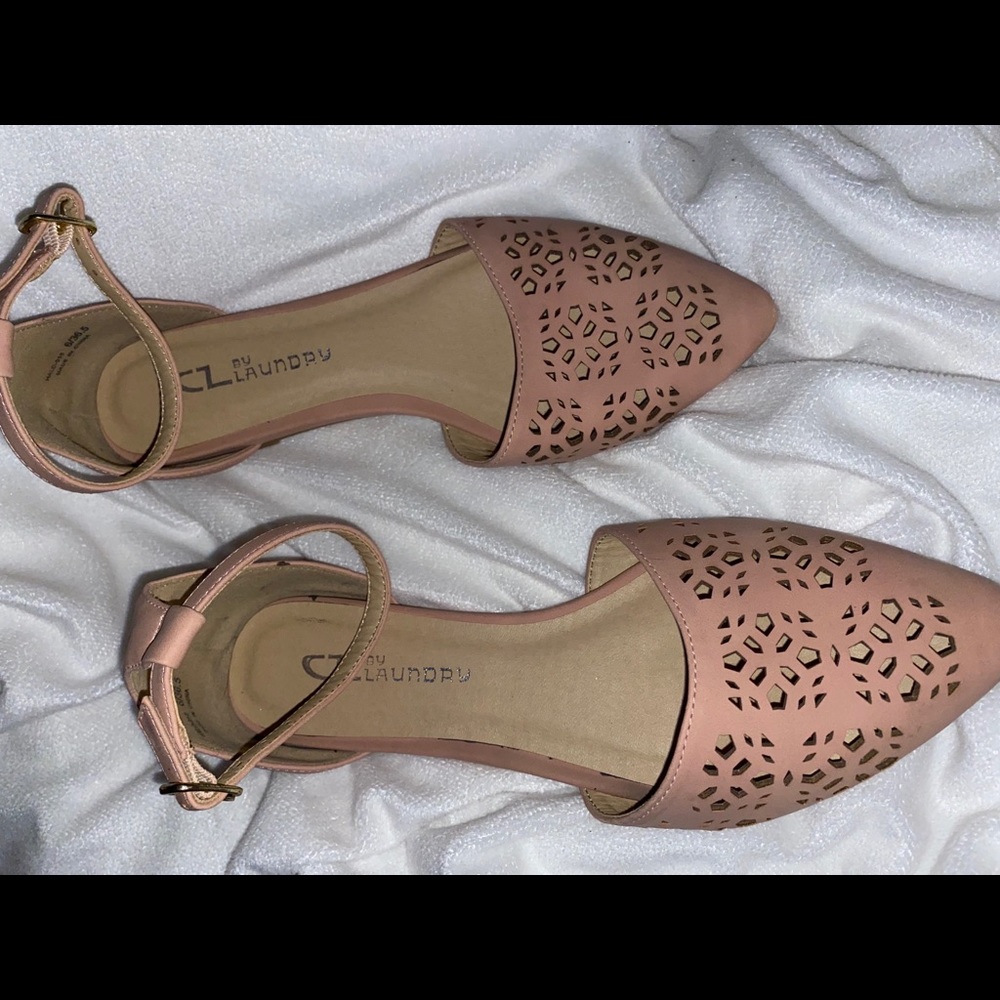 Ankle strap flats